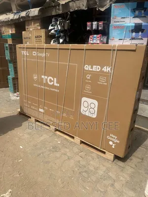 Original TCL Google Tv Qled (98"Inch) Netflix Youtube Bluetooth