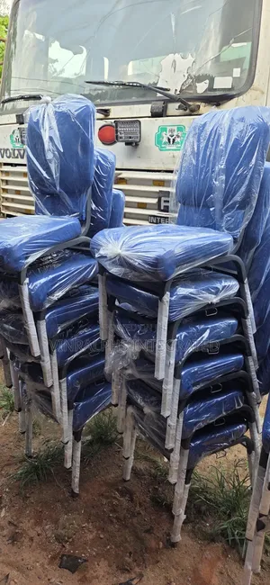 Blue Church Chairs