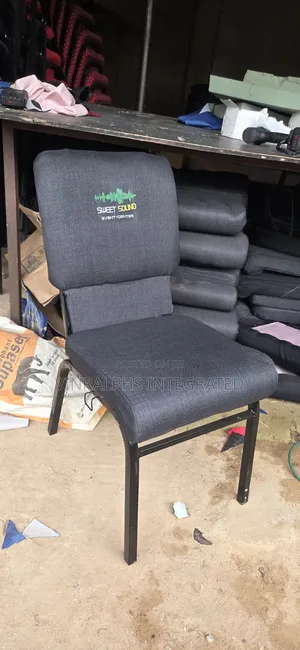 Gray Chair With Logo