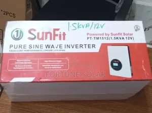 Sunfit Inverter 1.5kva 12v Hybrid Transformer Based Wall Mount