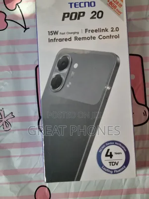New Tecno Pop 20 128 GB Black