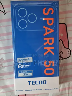 New Tecno Spark 50 128 GB Blue