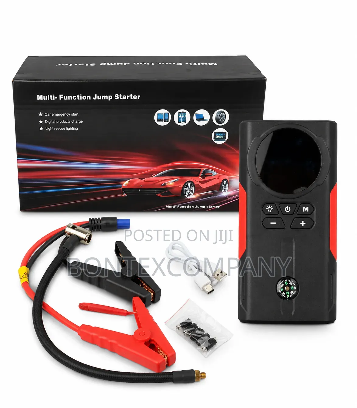 Multi-Function Jump Starter Kit With Pump