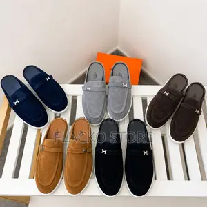 Original Hermes Suede Mules