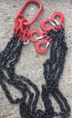Heavy Duty 4 Leg G80 Lifting Chain Sling With Master Link–17 to 20tons