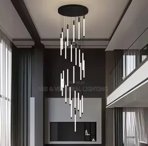 Luxury Meteor Shower Chandelier - For Staircase, Duplex, High Ceilings