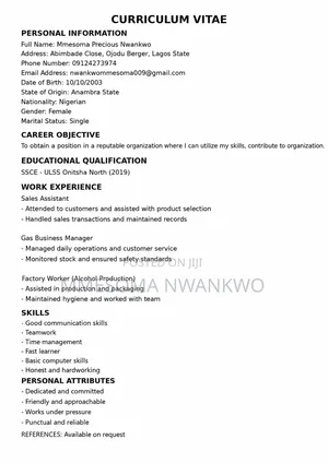 Shop Assistant