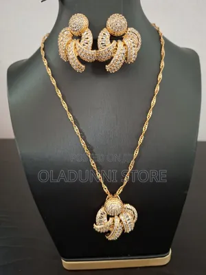 Earring, Pendant and Necklace Plated