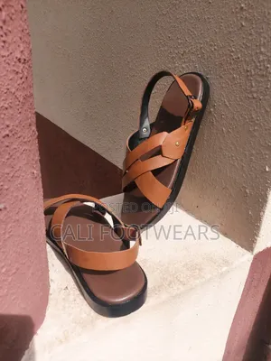 Premium Hand-Stitched Male Leather Sandals