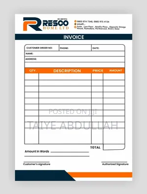 Hotel Cash Receipt Printing