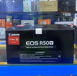 Canon Eos R50 v Mirrorless Camera With Rf-S14-30mm F4-6.3 STM Pz Lens
