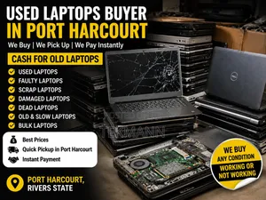Sell Your Scrap, Faulty Used Laptops In Port Harcourt | Cash Payment