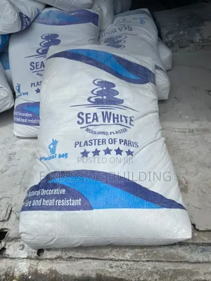 Sea White Moulding Plaster, Also Known as Plaster of Paris (Pop).