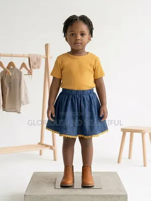 Kids Denim Skirt for 3 Years Old