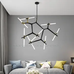 Nordic Creative Artificial Satellite Led Chandeliers for Living Room