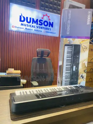 Yamaha PSR E383 With Keyboard Stand and Original Adapter