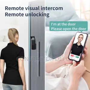 Waterproof Intercom Face Recognition Gate Lock Doorbell Keypad Code