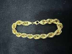 18karat Pure Gold Twisted Bracelet