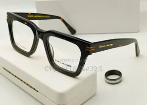 Premium Fashion Eyeglasses Black Retro Square Frame,With Gift Box