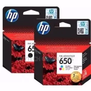 Hp 650 Colour Black Ink Advantage Cartridge
