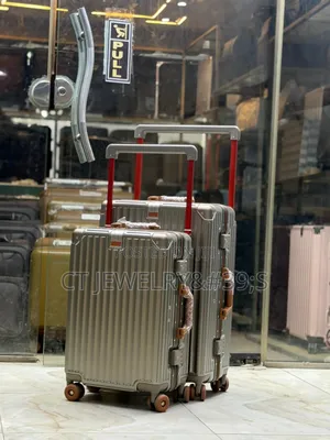 Luxury Hard Shell Luggage Champagne Gold, 360° Wheels, Travel Suitcase