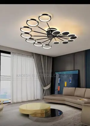 Modern Creative Rings Led Chandeliers for Dining Room Kitchen Office R