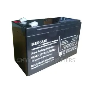 Blue Gate Genuine Ups Replacement Battery 12v/7ah - Black