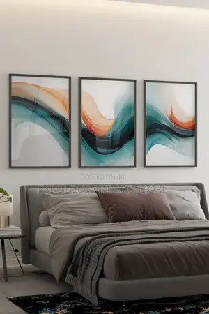 3 Set Abstract Artwork Canvas for Bedroom