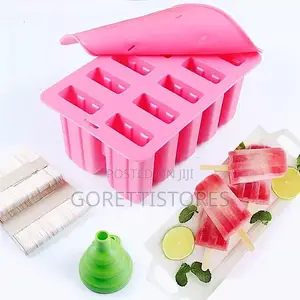 Reusable Silicone Ice Popsicle Mold