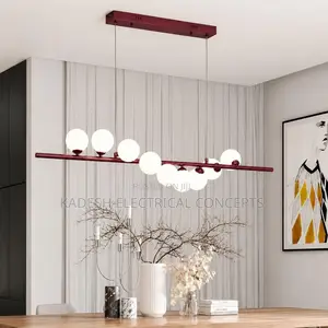 Line Glass Ball Pendant Lights Nordic Led Energy-Efficient Hanging