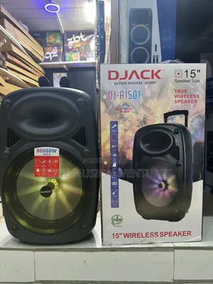 Djack Dj_a1501 Complete 80000 Watts With Two Wireless Microphone.