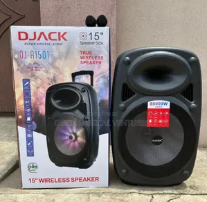 Djack Complete 80000 Watts With Two Wireless Microphone With Quality