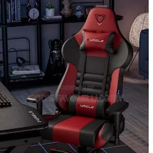 Furgle Gaming Ergonomic Swivel Chair- Black and Red