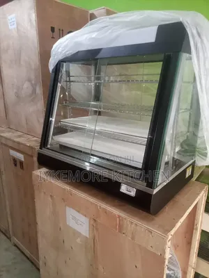 Imported 3ft Black Snacks Warmer Display