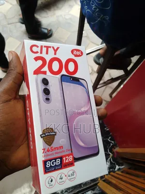 New Itel City 200 128 GB Black