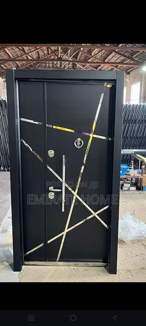 Water Resistant Steel Entrance Security Isreal Double Door