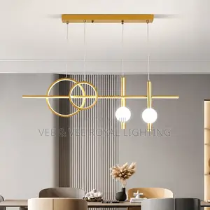 Luxury Led Linear Chandelier– Light for Dining, Kitchen, Lobby, Office