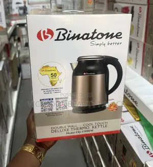 Binatone Deluxe Double Wall Kettle | Cej-1799dw