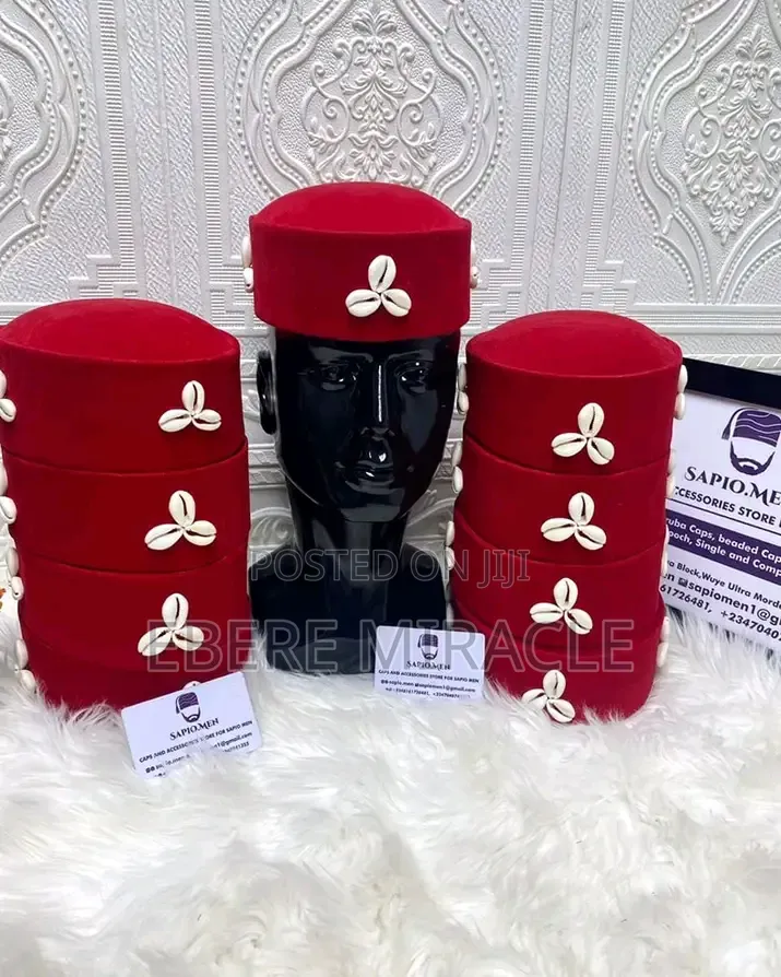 Origin Red Caps Nd Beaded Caps