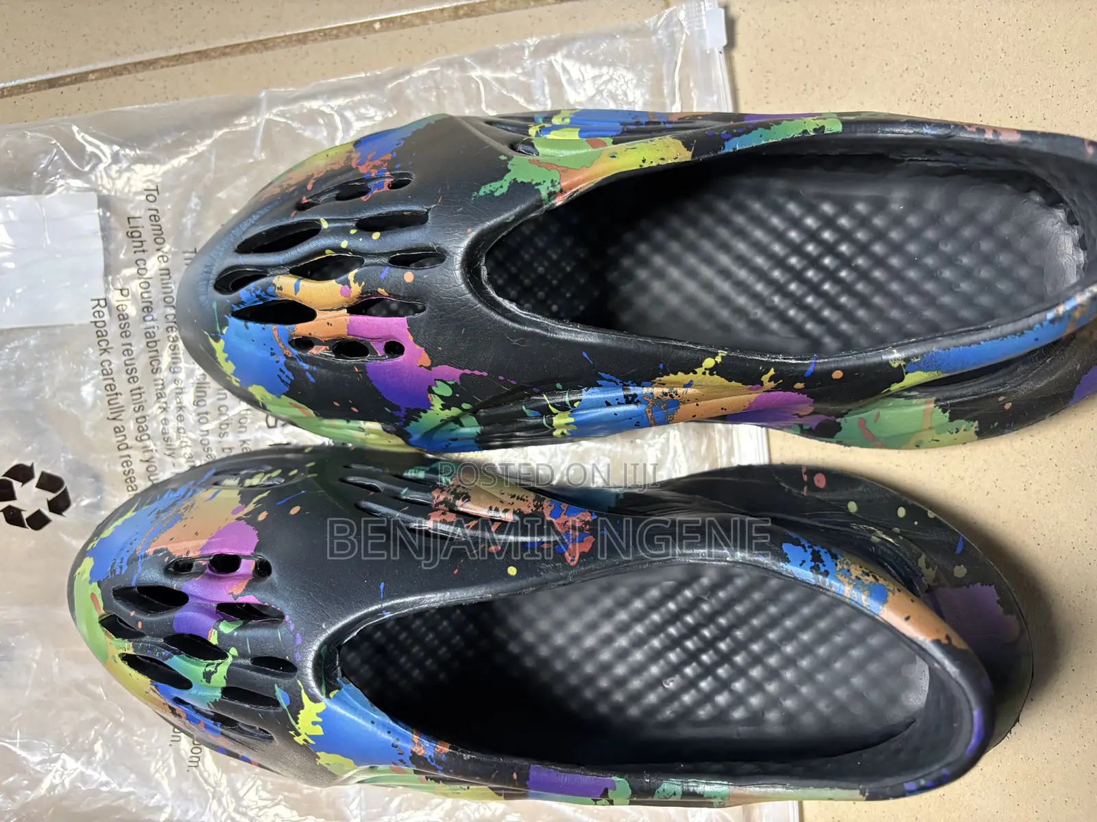 Crocs Black Rainbow  Original
