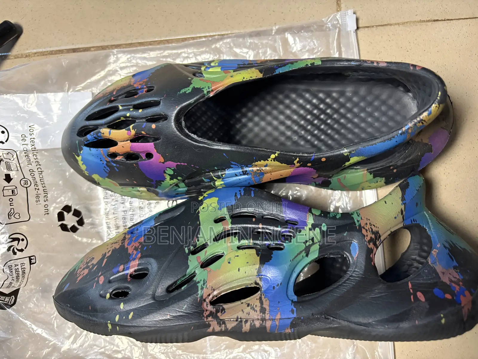 Crocs Black Rainbow  Original