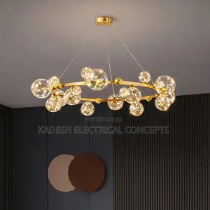 Nordic Glass Ball Led Pendant Light for Living Dining Room Kitchen