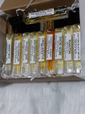 10 Bottles(10ml Each) of Masculine Designer Niche Oil Perfumes