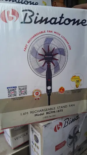 Binatone 18 Inches Rechargeable Fan With Lithium-Ion Battery |Rcf-1875
