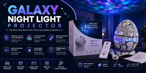 Galaxy Night Light Projector