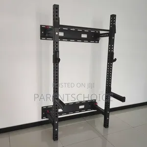 Adjustable Wall Mounted Foldable Half Folding Cage Squat Rack