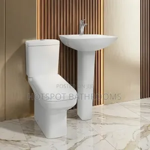 Golden Diamond Complete Wc Set With Wash Hand Basin
