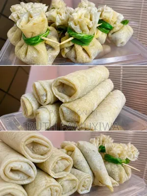 Fresh Samosa and Spring Roll