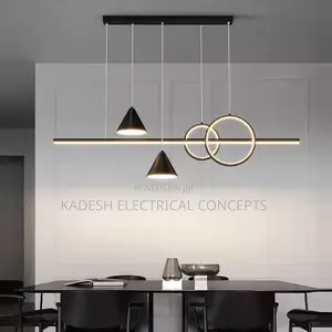 Modern Minimalist Dining Room Pendant Lights Black White Lamp