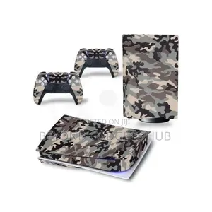 Ps5 Fat Protective Desert Camo Sticker